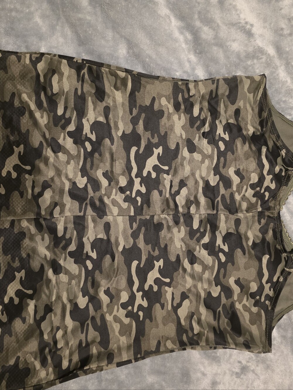 Ruby Ribbon Camo Print full Cami Bra- Olive Green